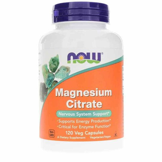 Magnesium Citrate Capsules, NOW